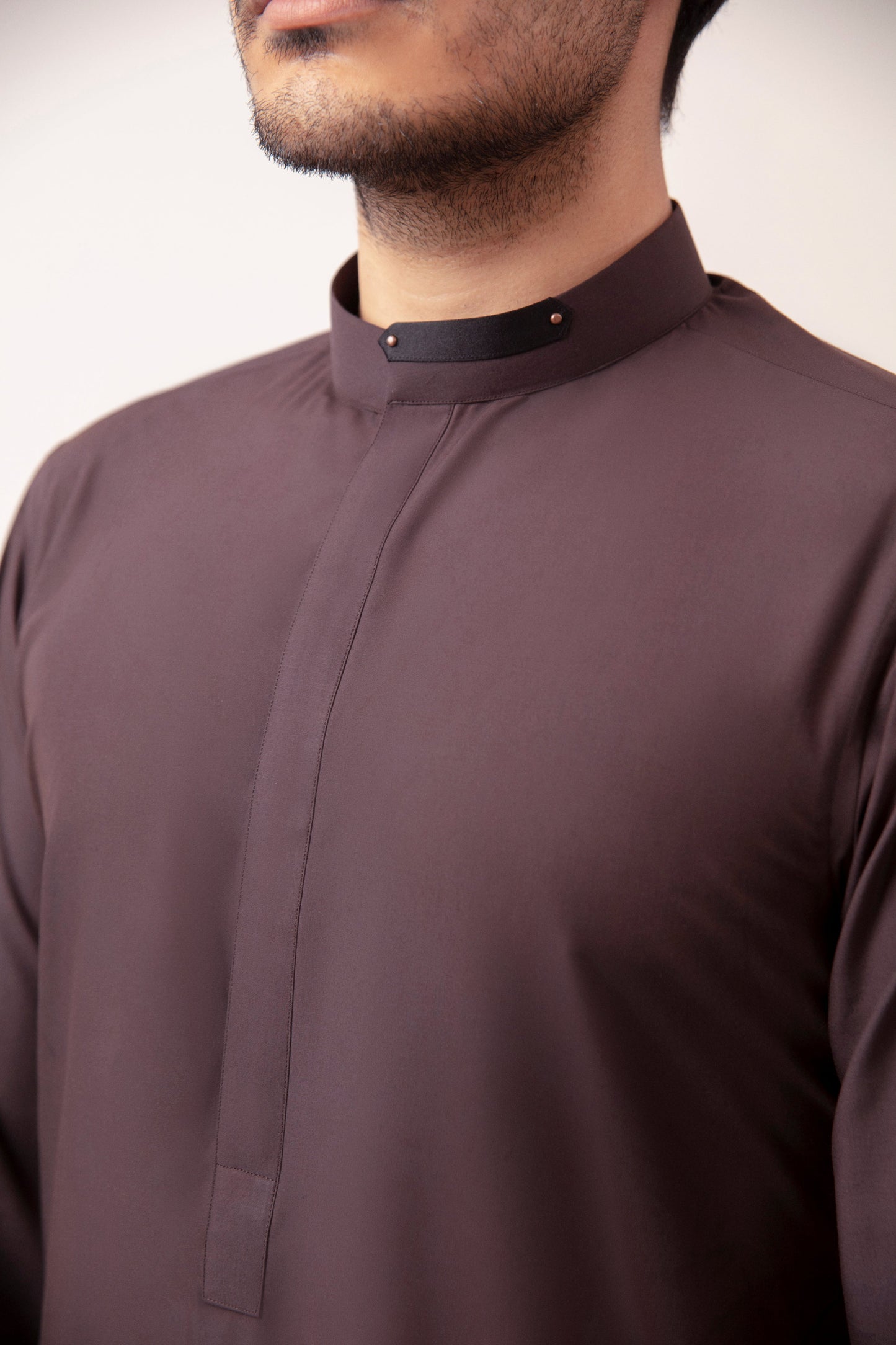 MAROON BLENDED KAMEEZ SHALWAR