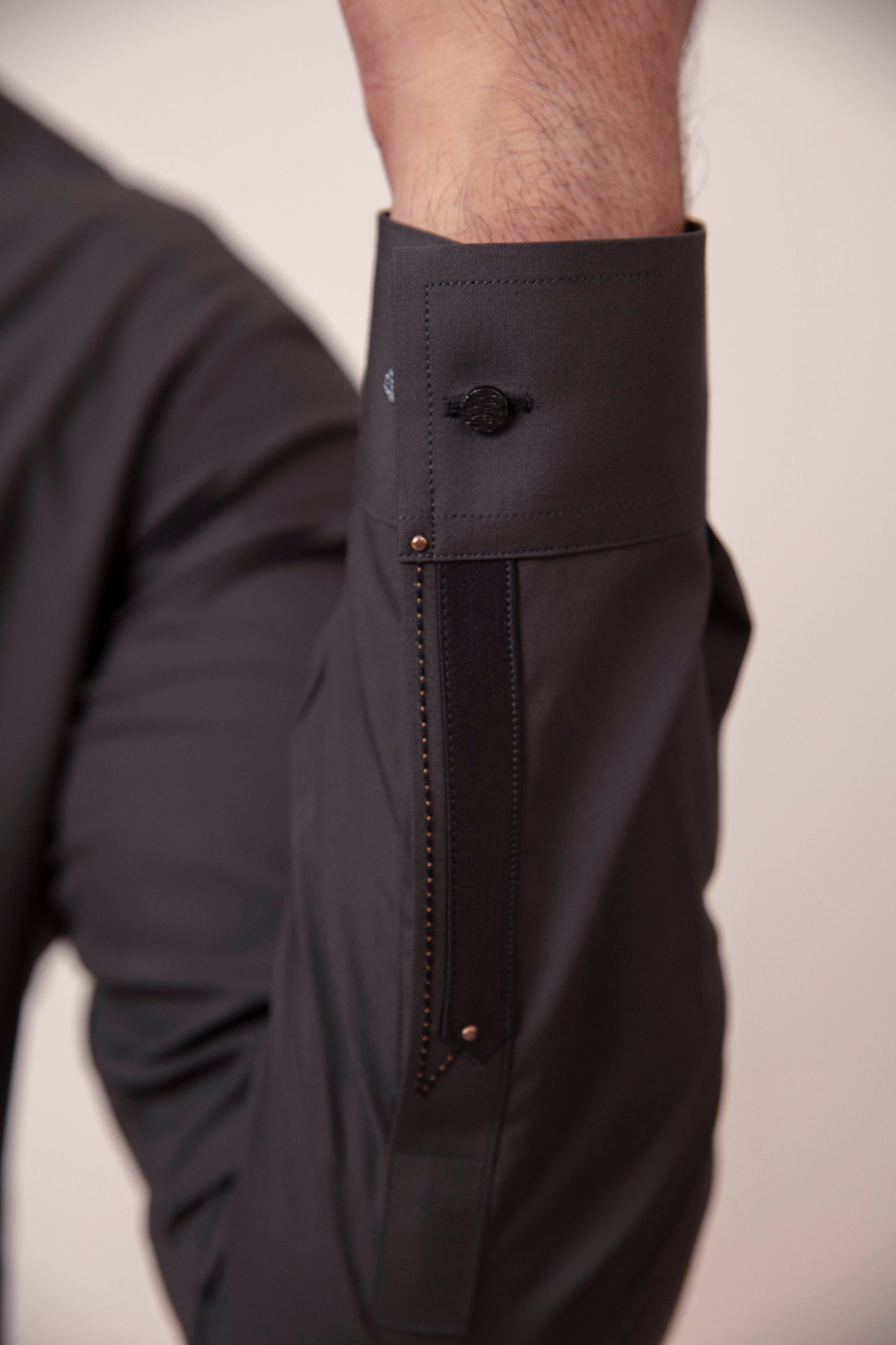 GREY BLENDED KAMEEZ SHALWAR