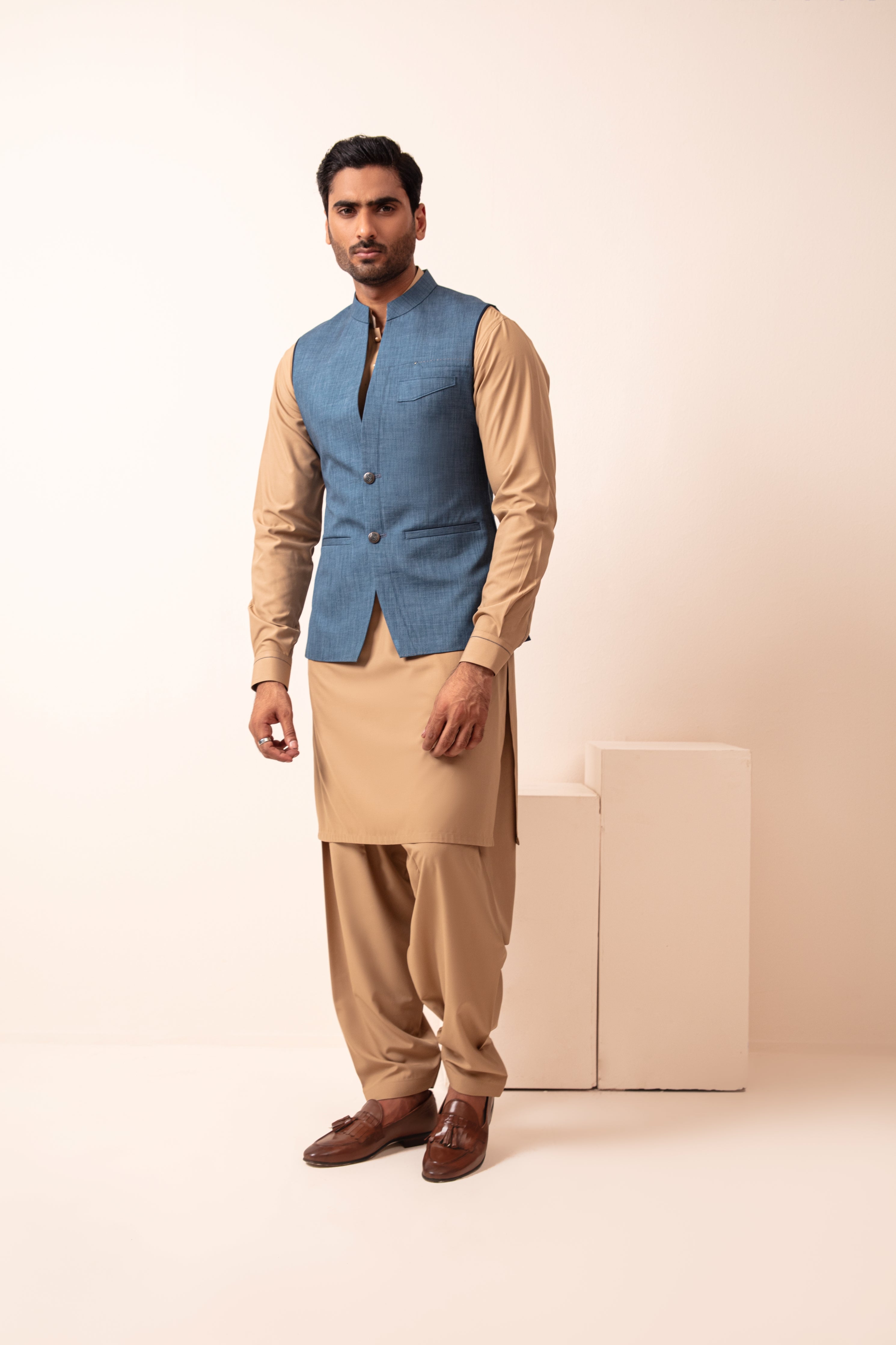 BLUE WAISTCOAT