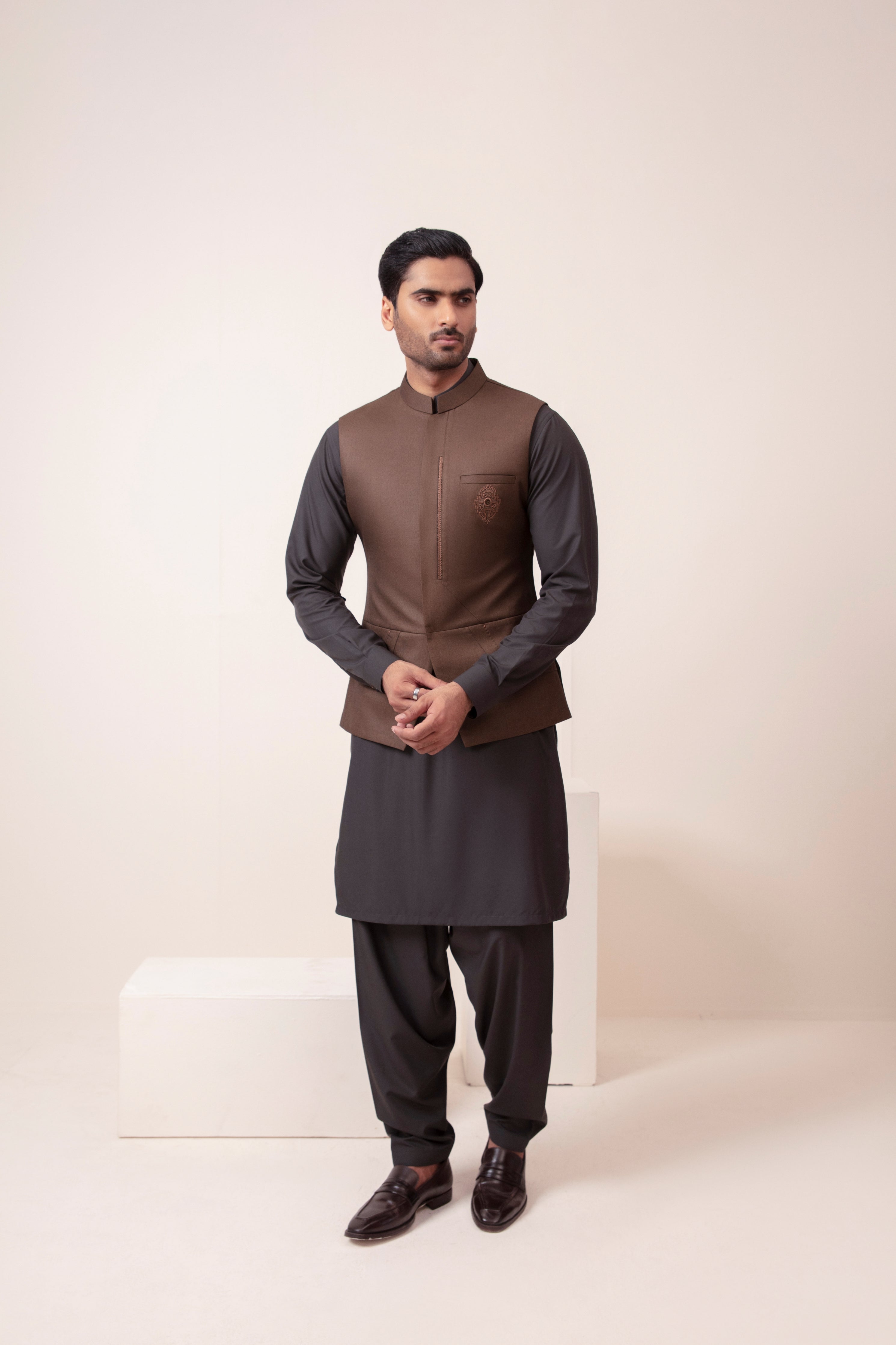 BROWN WAISTCOAT