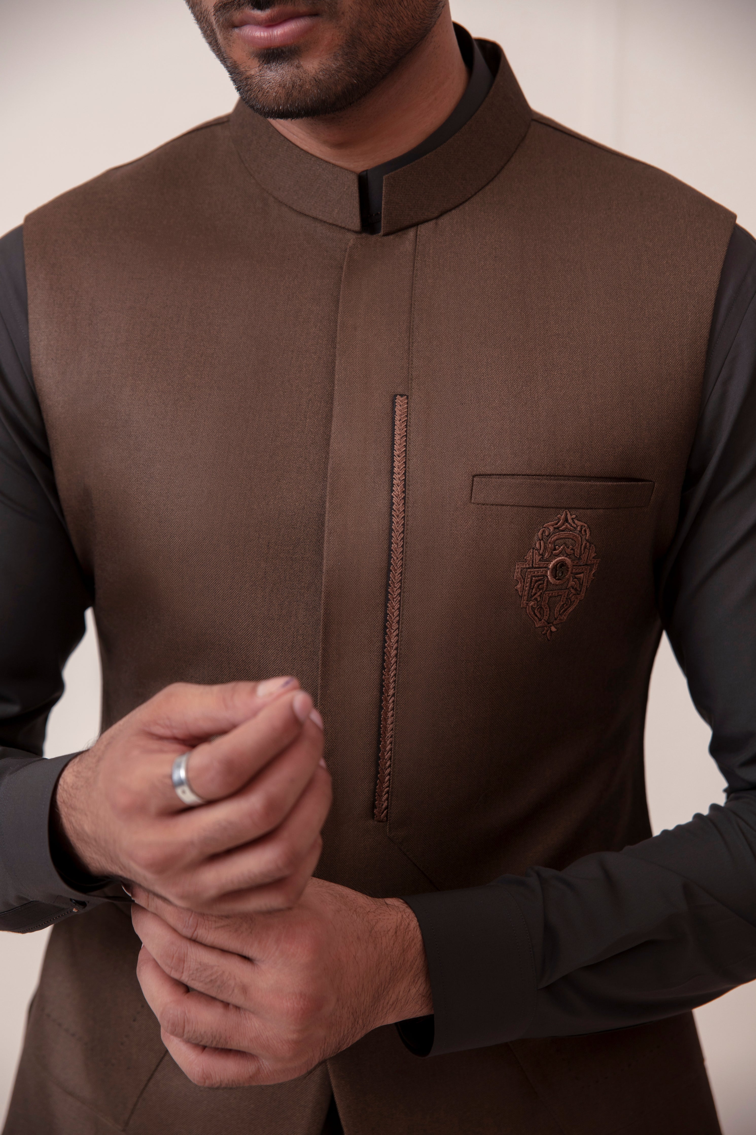 BROWN WAISTCOAT