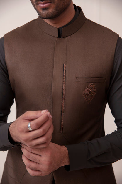 BROWN WAISTCOAT