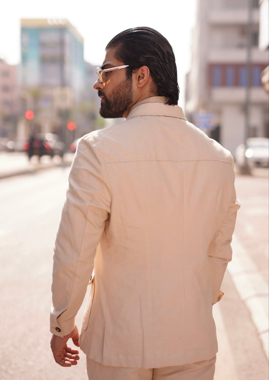 Classic Ivory Safari Suit