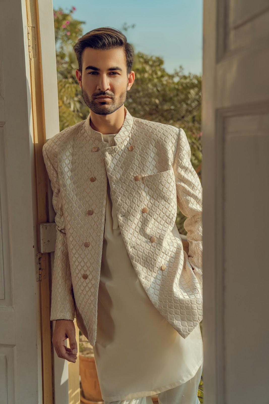 IVORY PRINCE COAT