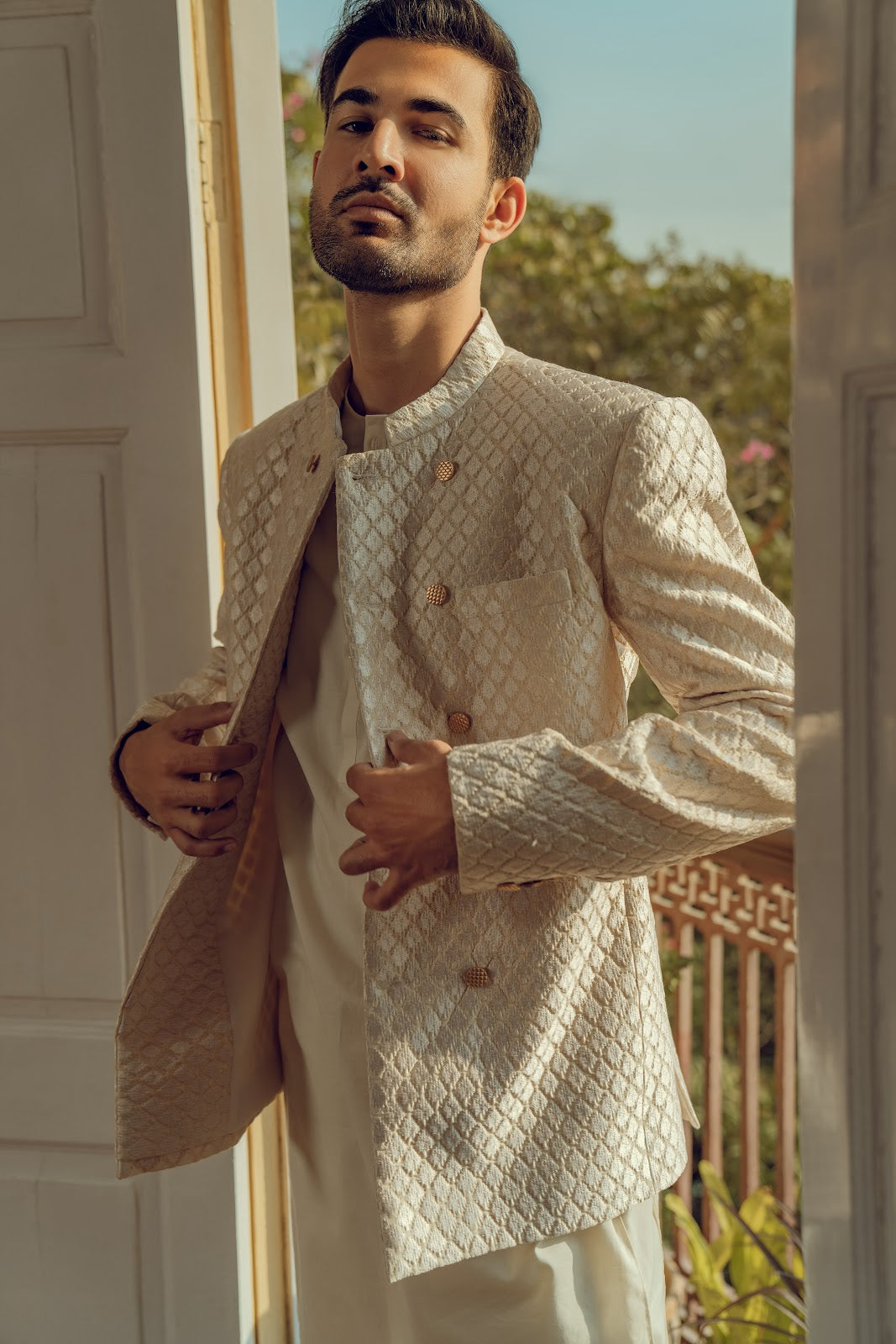 IVORY PRINCE COAT
