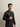 BLACK EMBROIDERED EMBOSSED KURTA