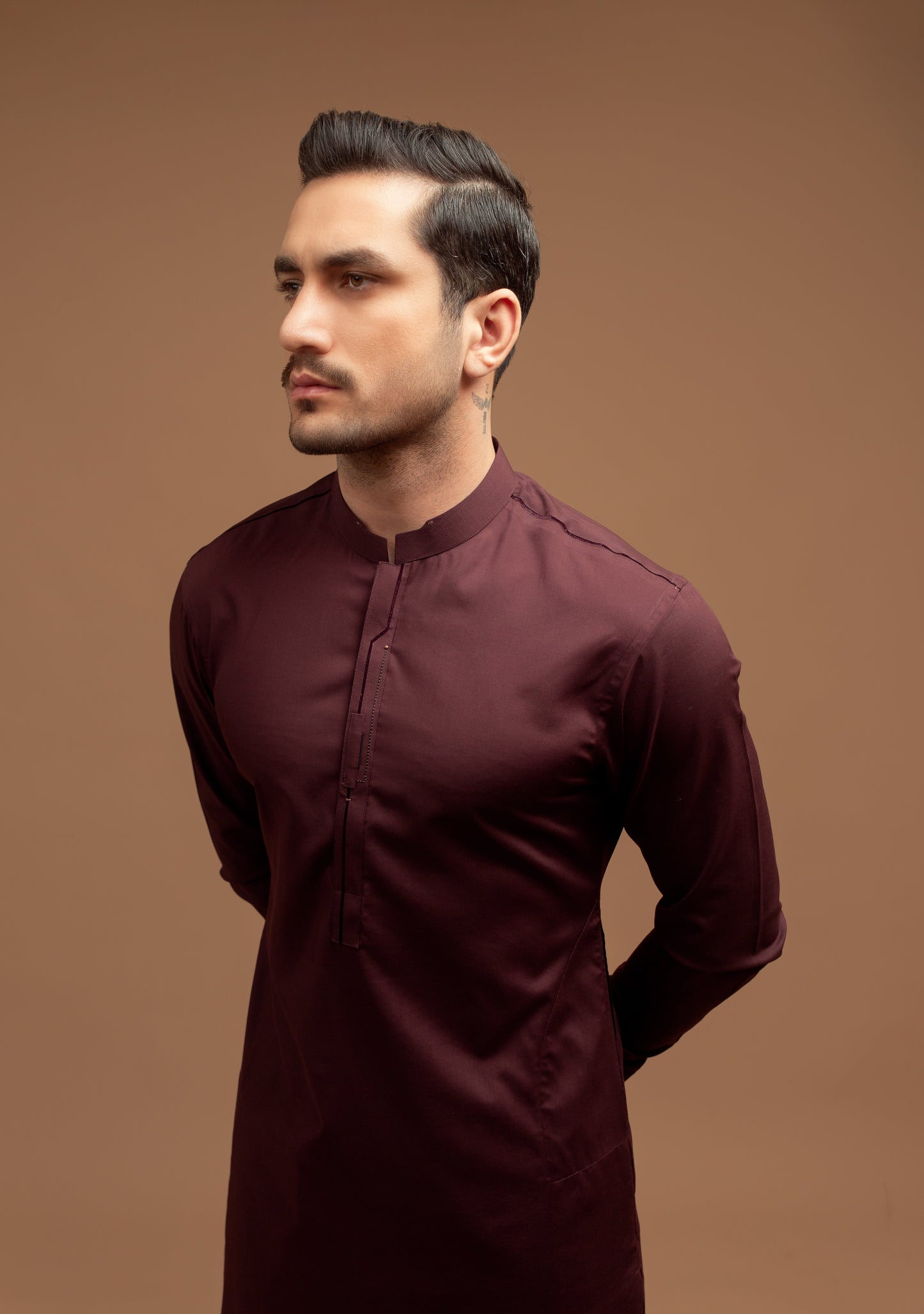 Maroon Kurta Pajama