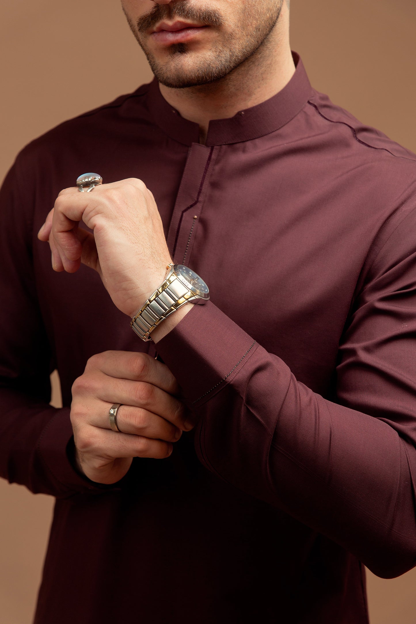Maroon Kurta Pajama